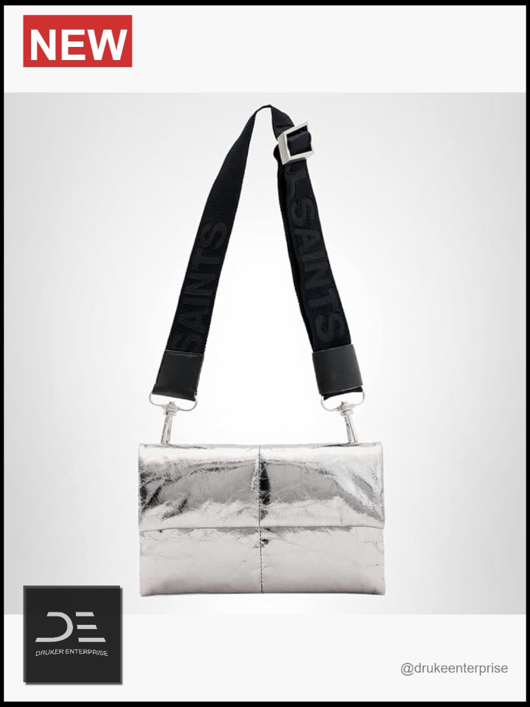 Genuine Leather Quilted Crossbody Bag With Magnetic Closure And Adjustable Strap